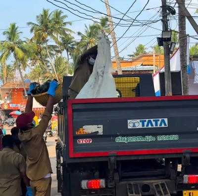 കരിക്കകം പൊങ്കാല:വേഗത്തിൽ ശുചീകരണം പൂർത്തിയാക്കി നഗരസഭ