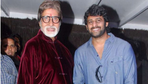 Prabhas with Amitabh Bachchan; The first shot with Bigby is over