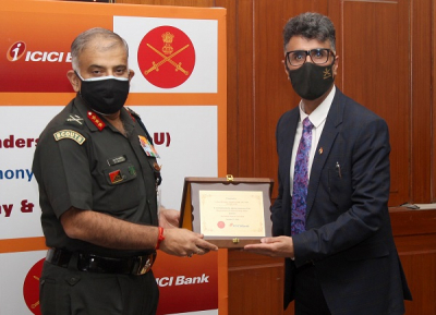 ICICI Bank renews MoU with the Indian Army to offer special benefits to the Army personnel