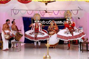 Kathakali Enjoyment Class for students of Karikakum Government High School