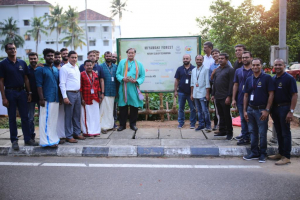 20 cents more than 1300 trees; The first Miawaki Forest in the IT Parks at the Technopark