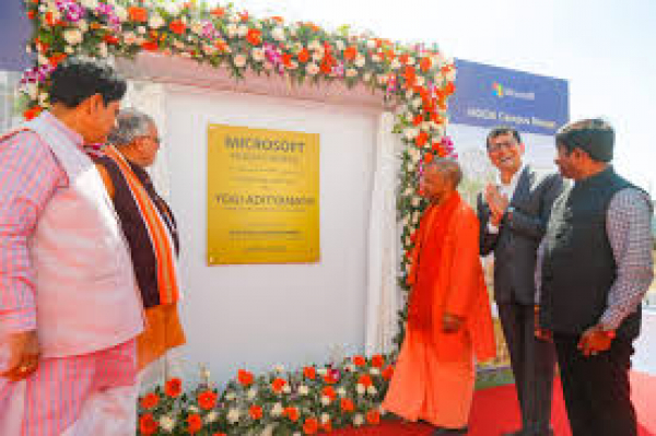 Foundation stone laid for Microsoft India Development Center