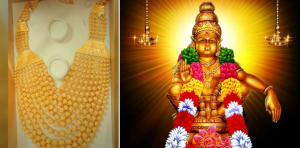 Show 107 Pawan gold necklace to Sabarimala Ayyappan