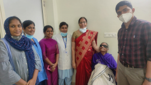 A 104-year-old woman successfully underwent cataract surgery at Idukki Medical College