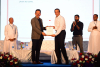 FedEx Corporation President and CEO Rajesh Subramaniam presented the Loyola Leadership Award