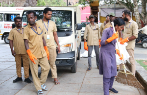 Kanakakunnu is clean, but the municipality is in disarray.