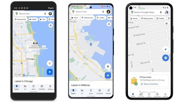 New feature of Google Maps on iPhone