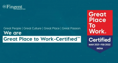 Fingent has been awarded the &#039;Great Place to Work&#039; certification for the second year in a row