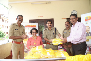 Manappuram Foundation donated rain coats