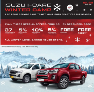 Isuzu i-care organizes winter camp