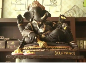 ganapathi in chocolate