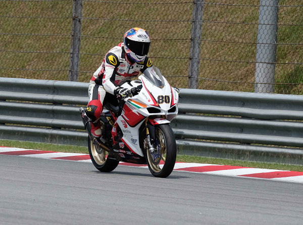 Rajiv Sethu scores another point for Honda Racing India on the second day of the 2022 Asia Road Racing Championship
