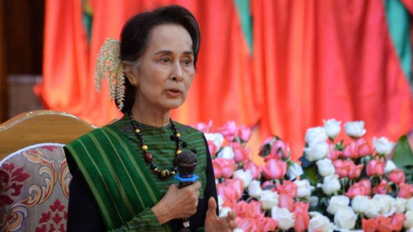 The court sentenced Aung San Suu Kyi to four years in prison