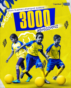 KBFC Young Blasters Sporthood Academy Admission Crosses 3000
