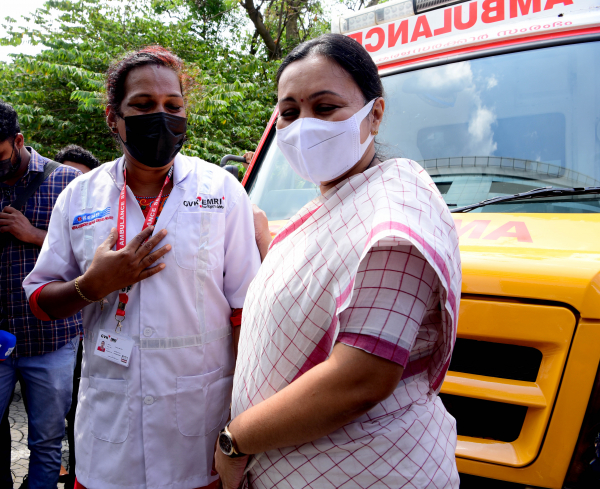 Women ambulance drivers to be appointed in all districts: Minister Veena George