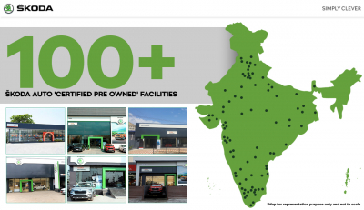 Skoda&#039;s number of certified pre-owned car dealers exceeds 100