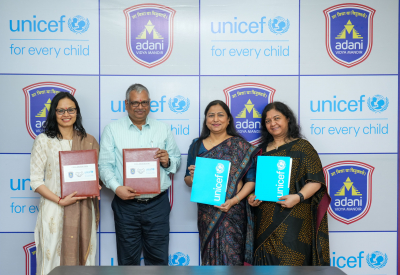 Adani Vidya Mandir and UNICEF  Joining hands for educational initiative