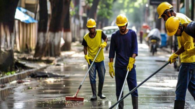 Despite the arrival of rains, the cleaning of about 300 drains in the municipality is only halfway done; city residents are worried