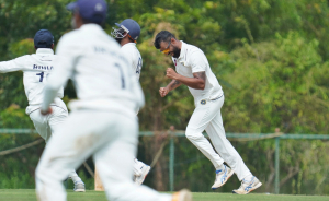 Ranji Trophy: 4 wickets for Nidhish, batting collapse for Madhya Pradesh against Kerala