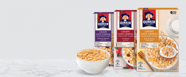 Quaker muesli oats on the market