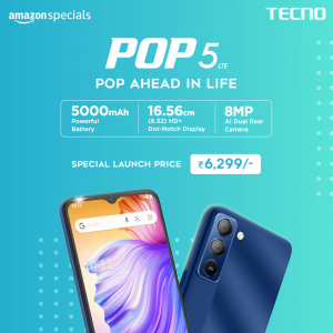 In the Techno Pop 5 Series Introduced the first phone &#039;Pop5 LTE&#039;