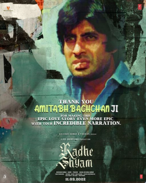 Amitabh Bachchan voices Radheshyam