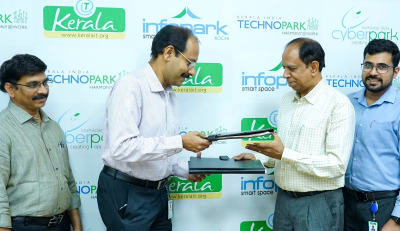 Geojit signed MoU with Infopark; A project of one and a half lakh square feet to be ready in five years