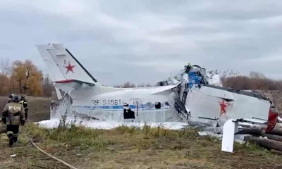 At least 16 people have been killed in a plane crash in Russia