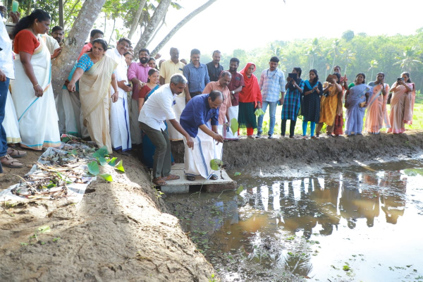 Aquaculture started in Kunchikuzhi Chira; Minister G. R. Anil inaugurated