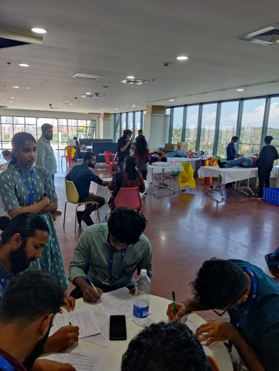 World Blood Donation Day: Blood donation camp organized at Cyberpark